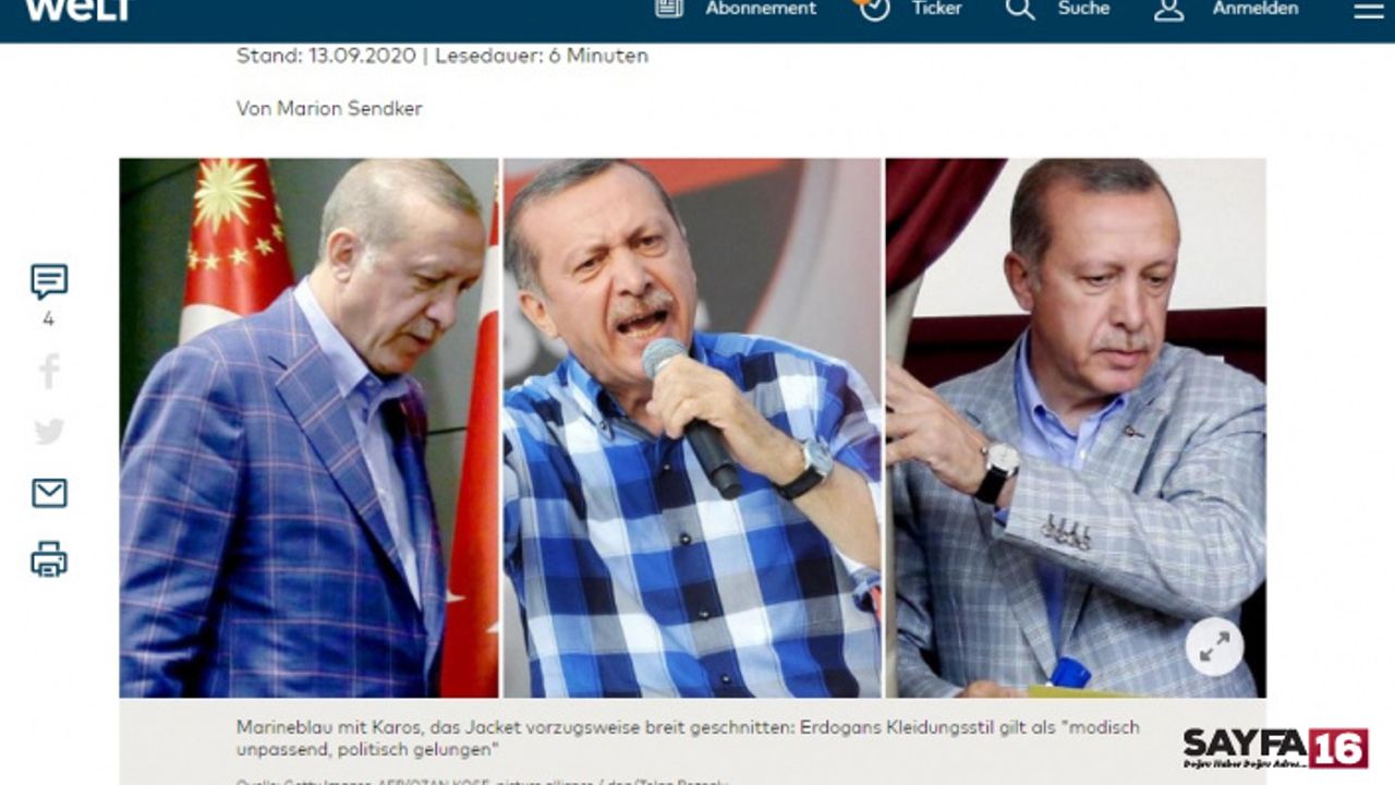 Ceketi bile haber oldu