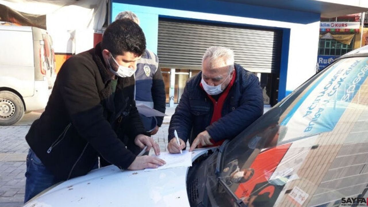 Başkası adına düzenlenen evrakla sokağa çıktı