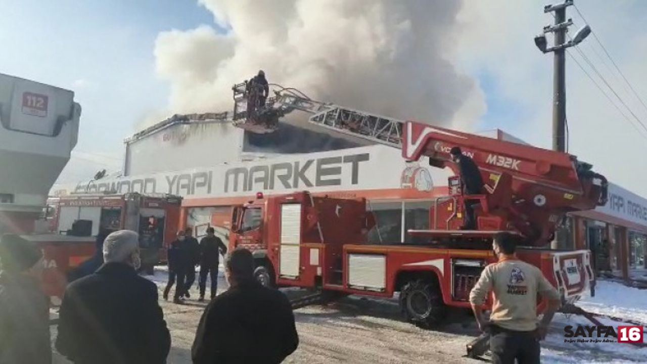 Bursa’da sanayi sitesinde korkutan yangın