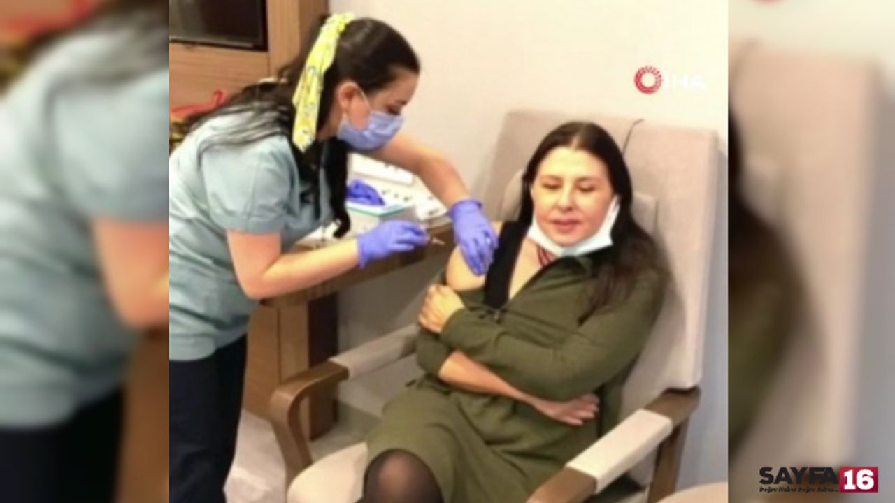Sanatçı Nilüfer korona virüs aşısı oldu