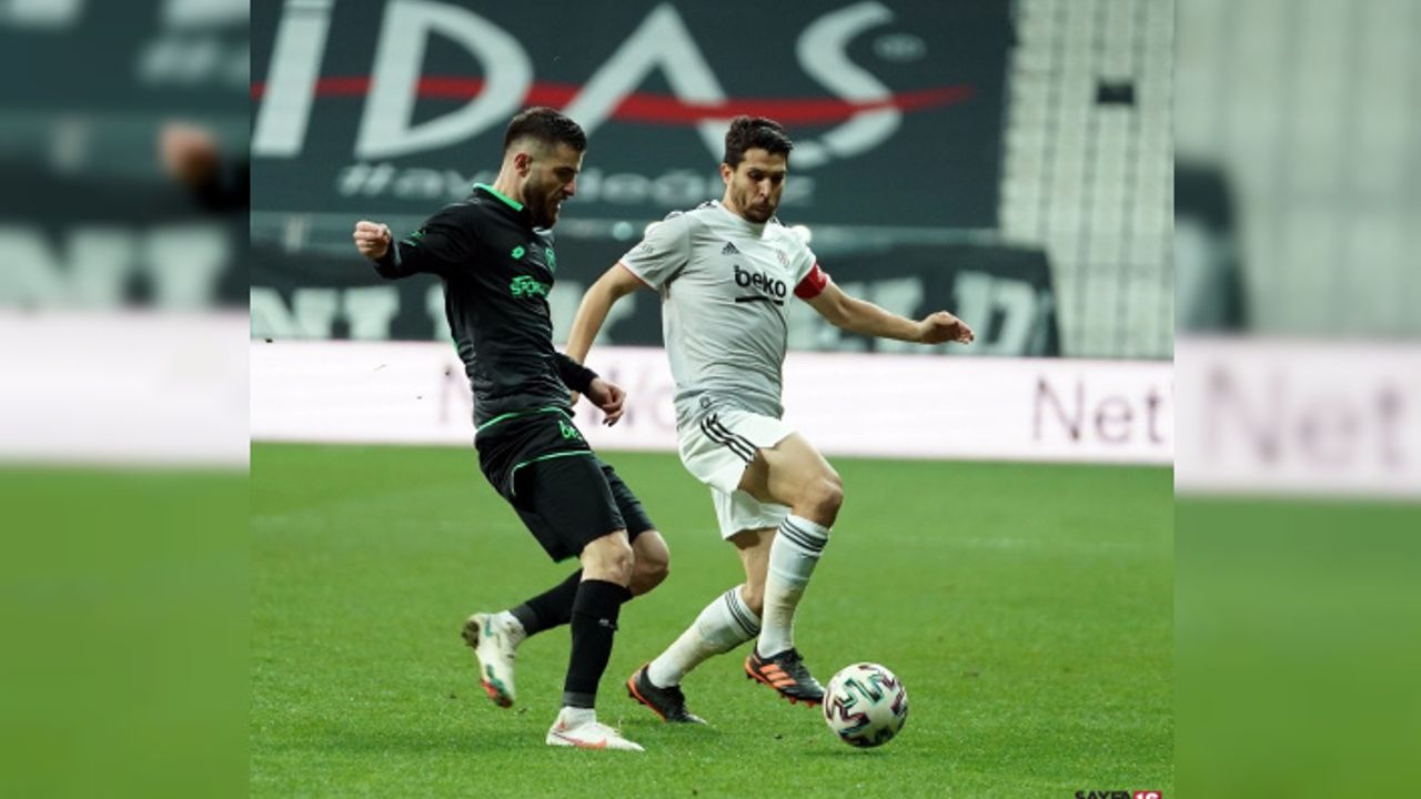 Süper Lig: Beşiktaş: 1 - İH. Konyaspor: 0 (Maç sonucu)