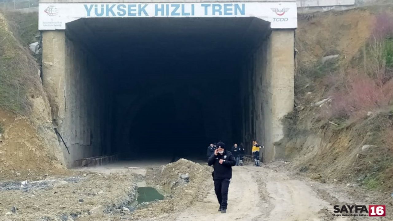 Tünel girişinde yanmış erkek cesedi bulundu