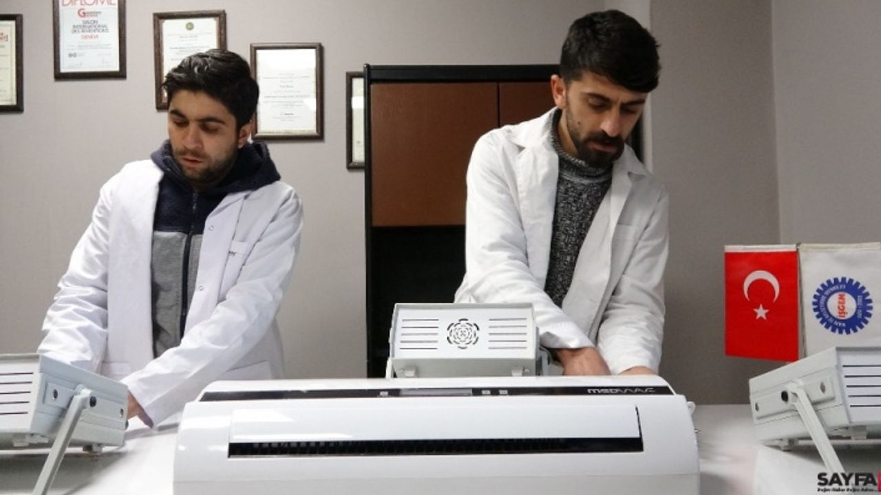 Korona virüsü yok eden cihaz Van’dan 4 ülkeye ihraç edildi