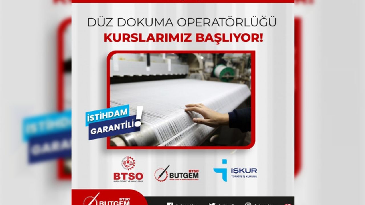Bursa'da iş sahibi olmak isteyenler için büyük fırsat