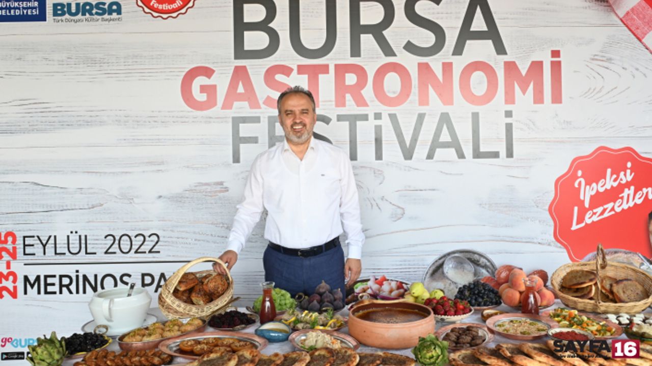 Bursa Gastronomi Festivali 23-25 Eylül'de
