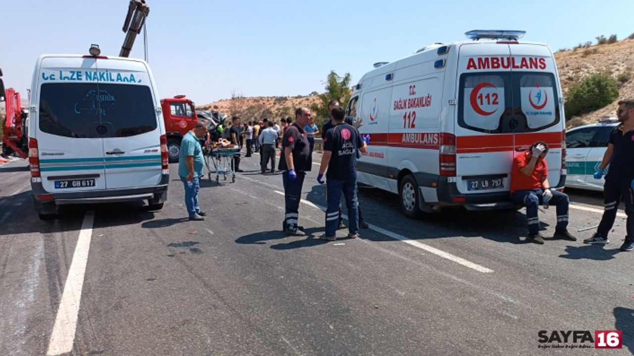 Gaziantep’te katliam gibi kaza: 16 ölü