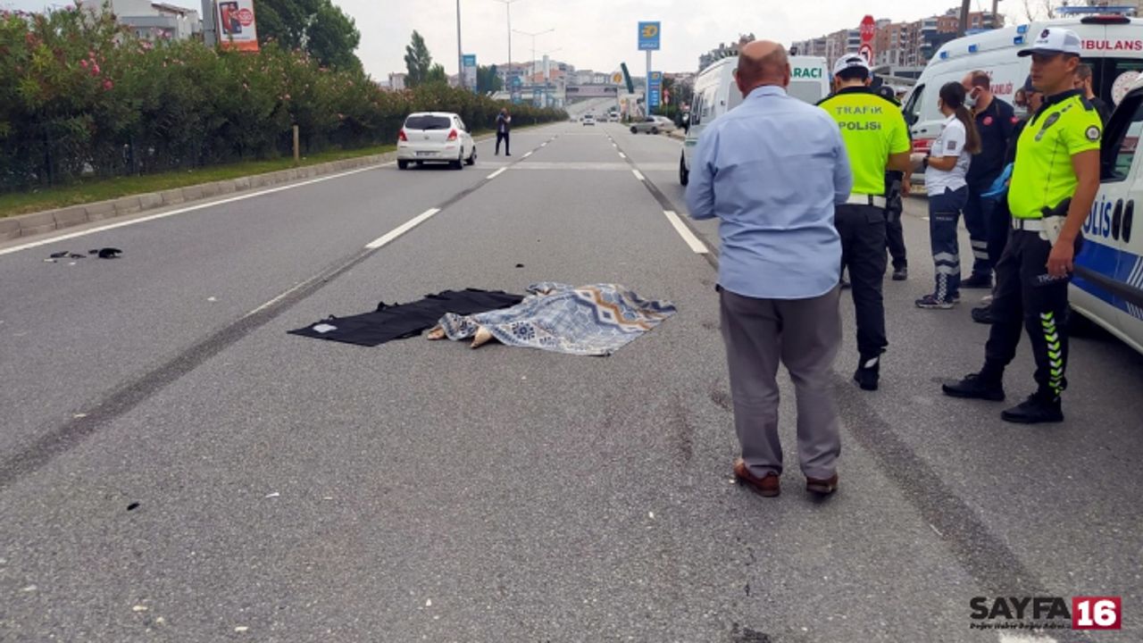 Karşıdan karşıya geçmek isteyince canından oldu