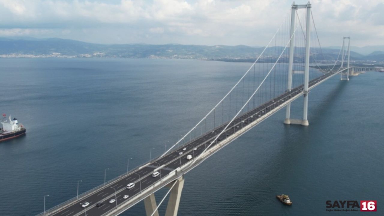 Osmangazi Köprüsü’nden 6 yılda 55.5 milyon araç geçti