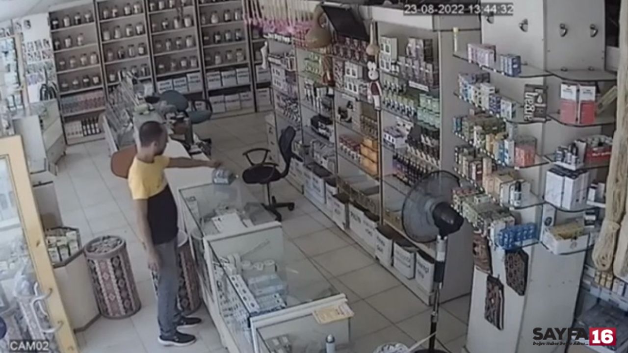 Sadaka kutusunu çaldılar. O anlar kamerada