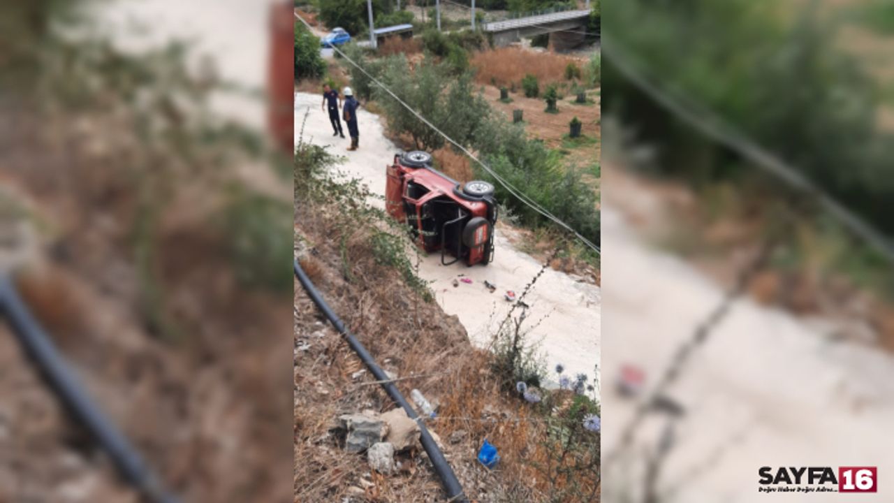 Turistler safari cipiyle şarampole düştü: 5 yaralı
