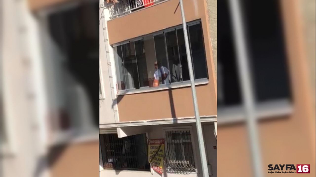 Annesini öldürdü, kafasını balkondan aşağı attı, o anlar kameraya yansıdı