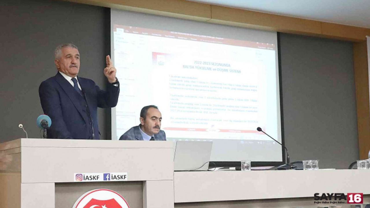 Bölgesel Amatör Lig kura ve fikstür çekimi yapıldı