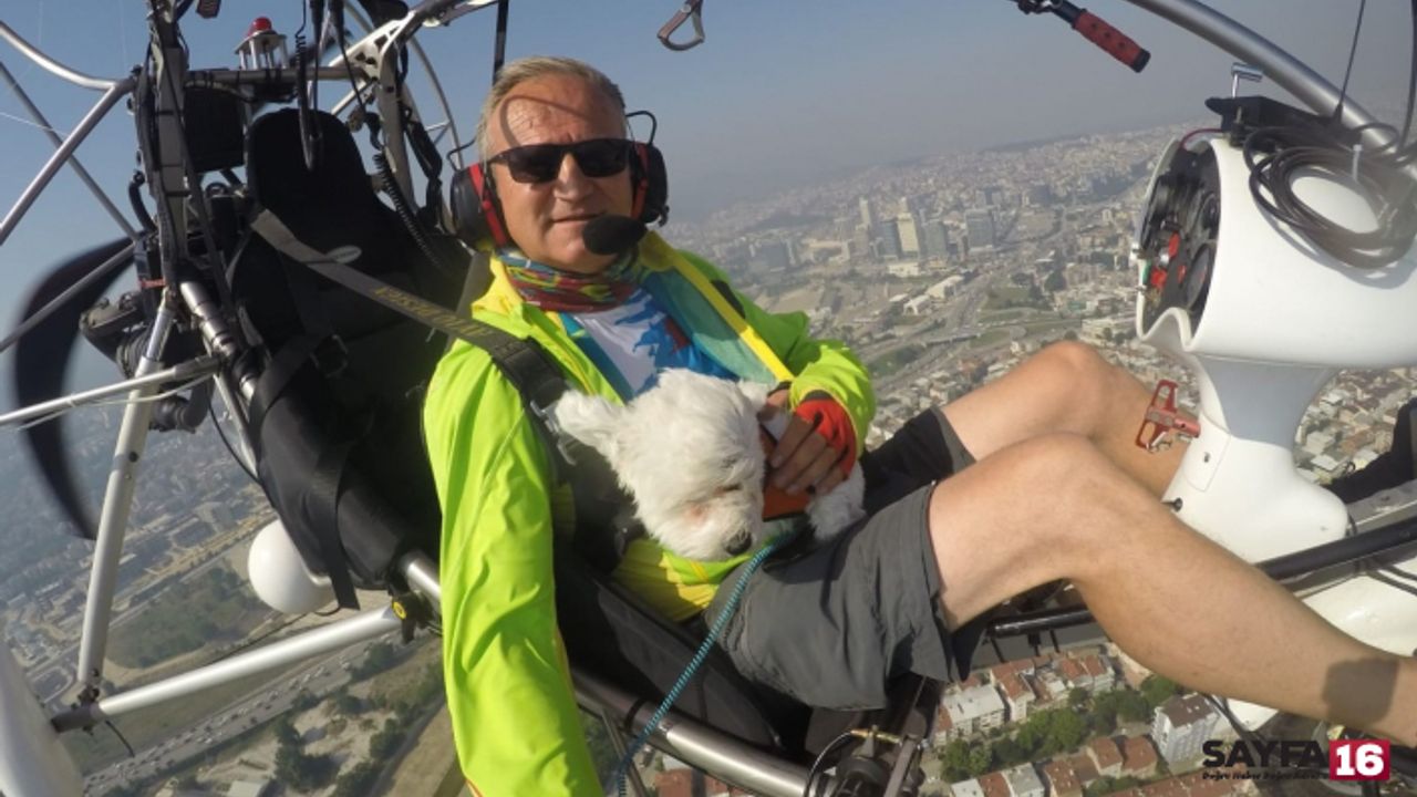 Bulut isimli köpeğin uçmaya olan merakı şaşırtıyor