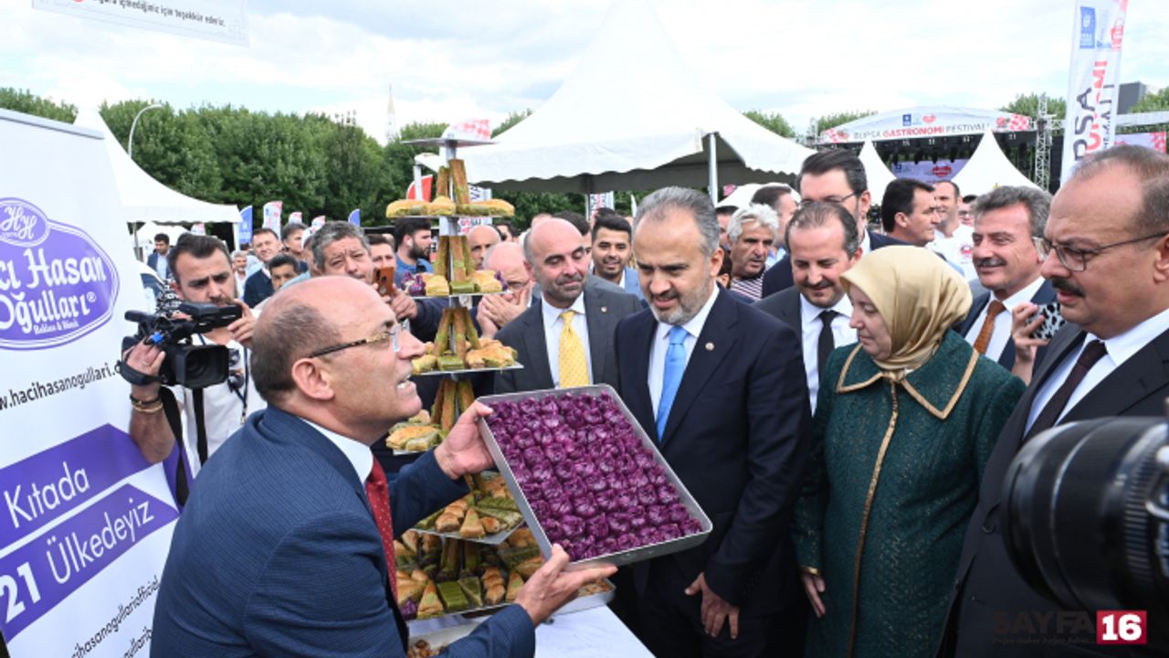 Bursa Gastronomi Festivali çok lezzetli