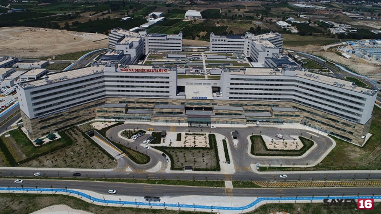 Bursa Şehir Hastanesi'ne 7 ayda 40 bin hasta yatışı