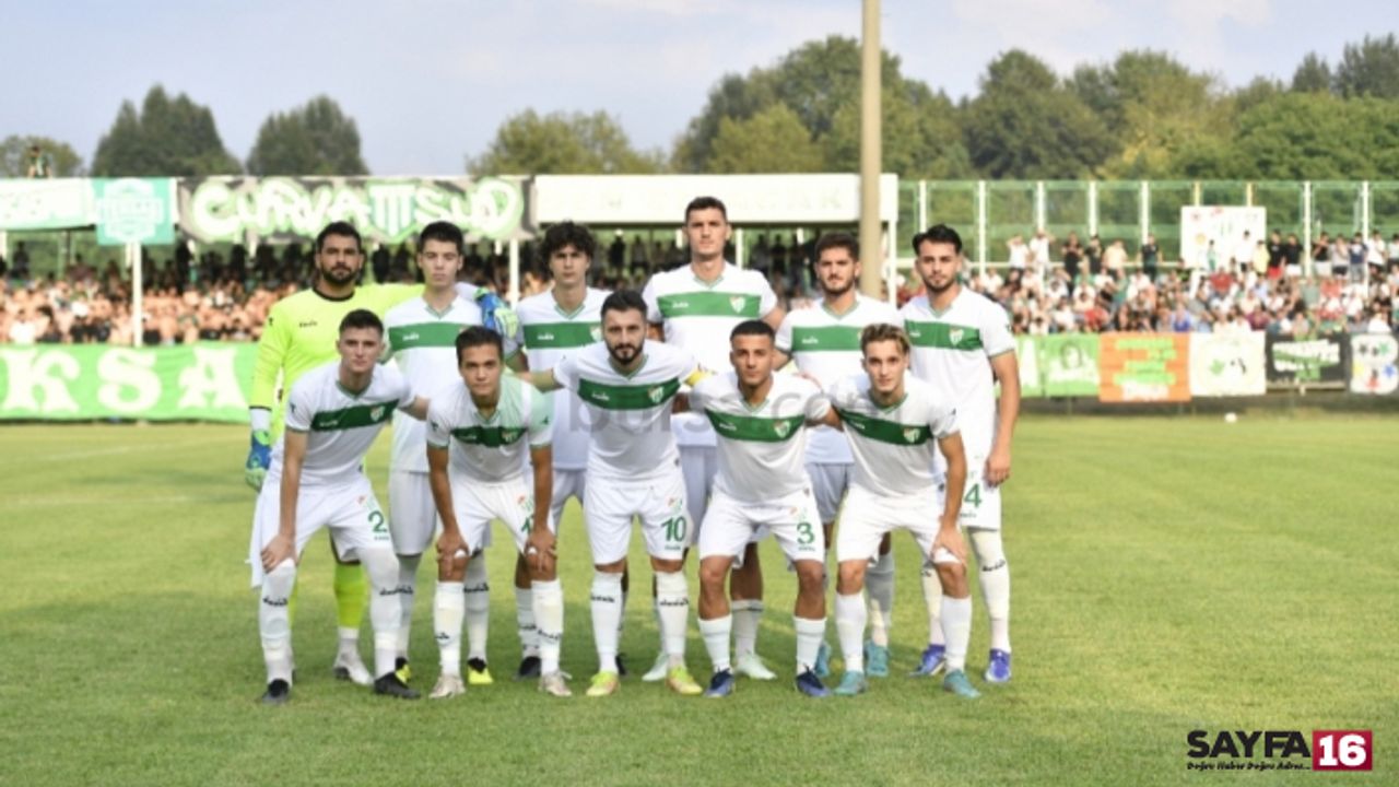 Bursaspor ilk maçına çıkıyor. Maç Youtube'ta