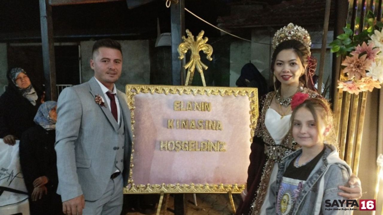 Filipinler'den Bursa'da köye gelin geldi