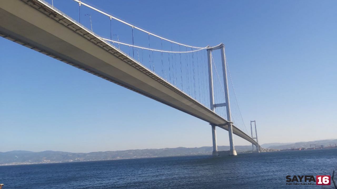 Osmangazi Köprüsü’nden atlayan şahıs bulunamadı