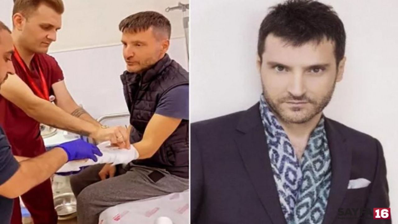 Ünlü sanatçı, 6 metre yükseklikten düştü.