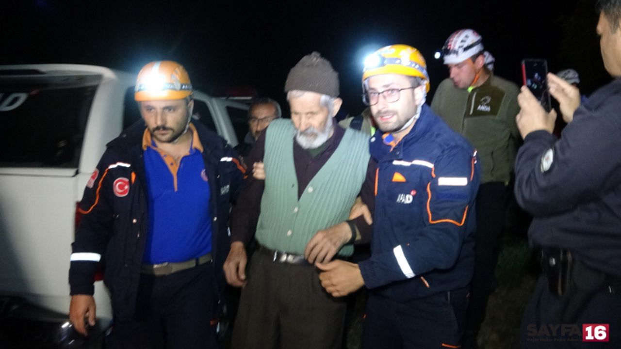 Bursa'da 2'nci kez kaybolan yaşlı adam 10 saat sonra bulundu