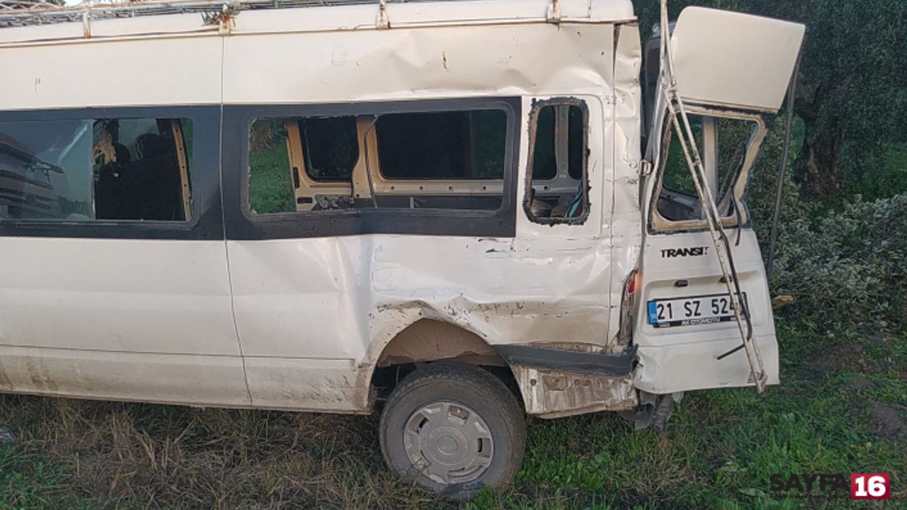 Bursa işçileri taşıyan minibüse tır çarptı; 2’si ağır 8 yaralı