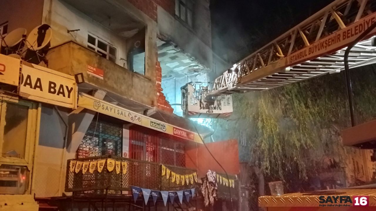 Evi boşaltan kiracı daireyi ateşe verdi