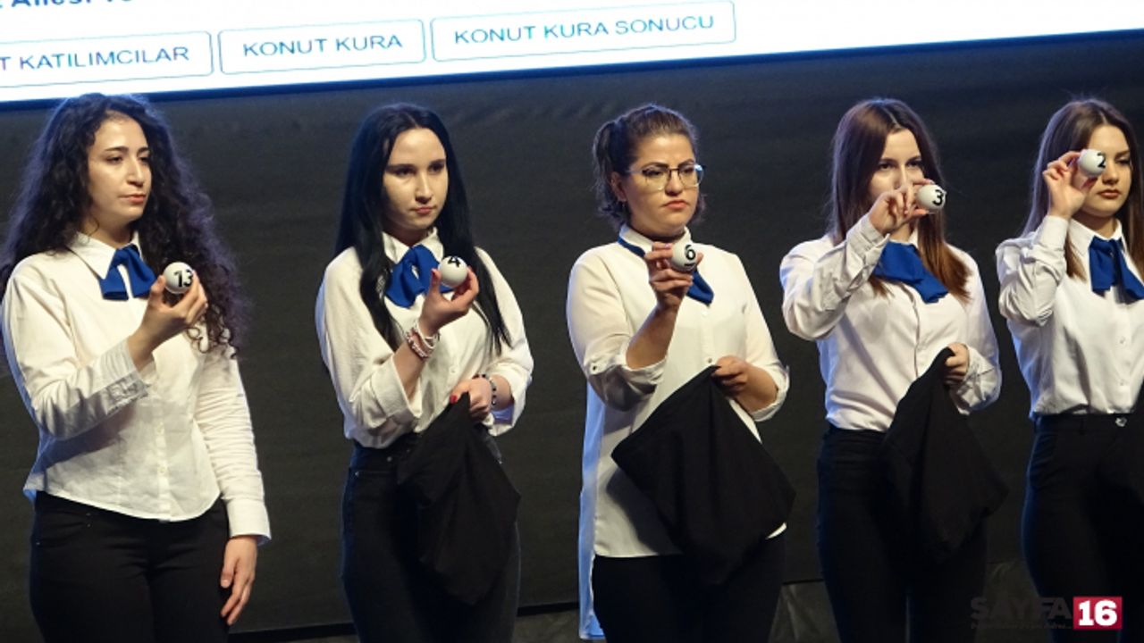 Bursa TOKİ'lerde kura günü. Karacabey, Kemalpaşa, Yenişehir...