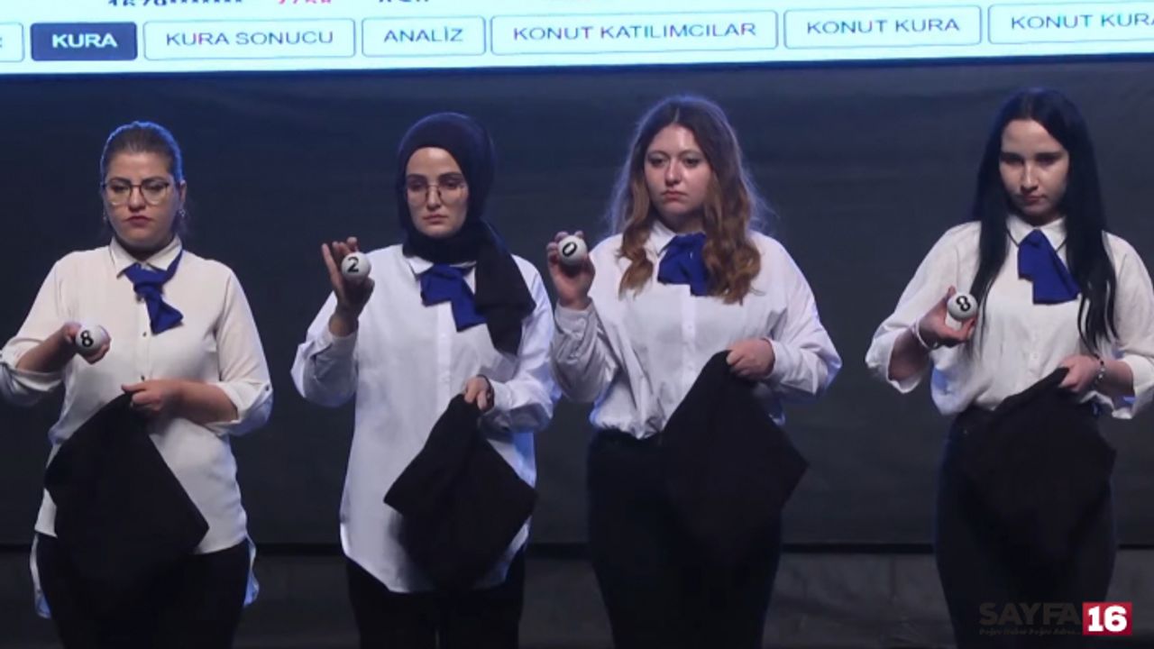 Bursa TOKİ’lerde ilk kura çekimi sona erdi