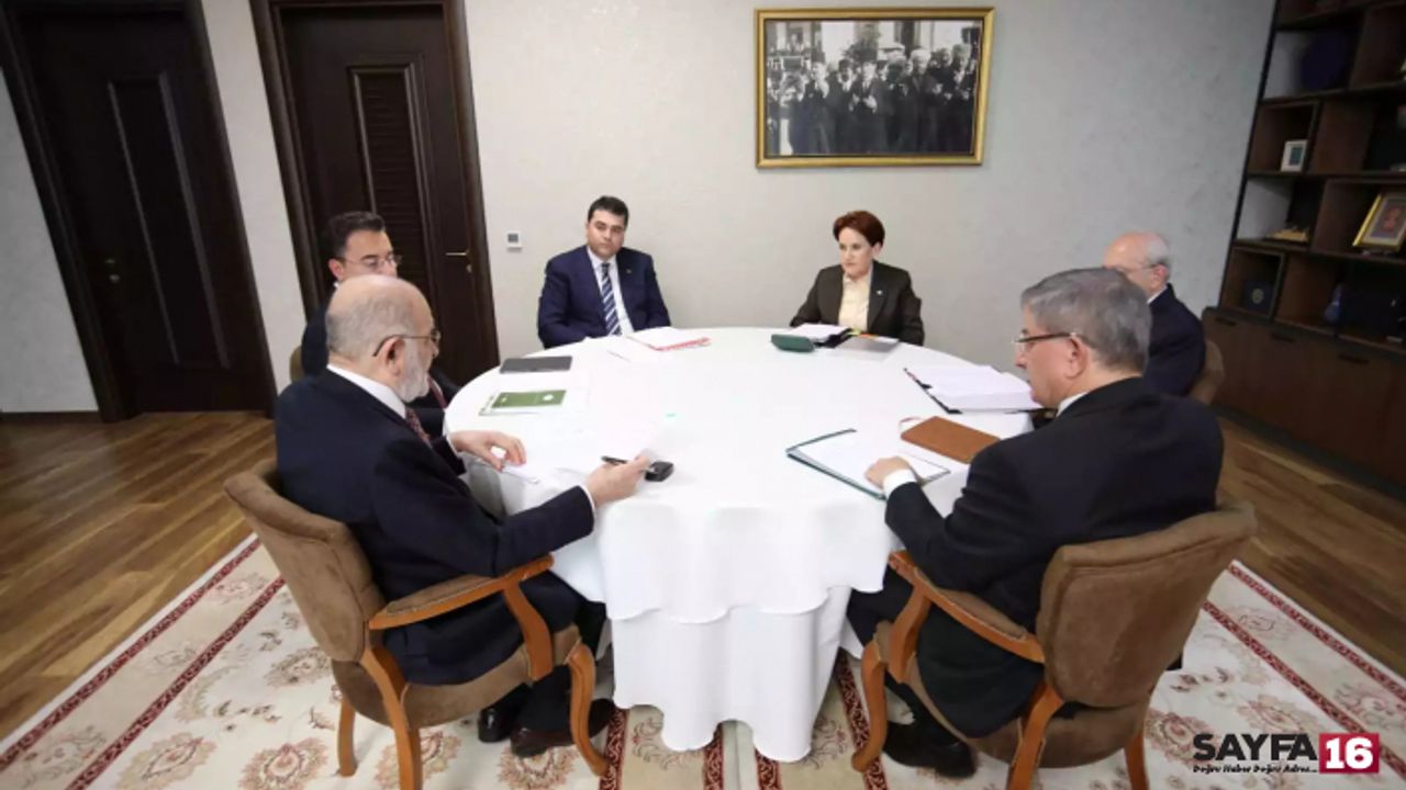 Altılı Masanın son toplantısında neler yaşandı? Kriz mi var?