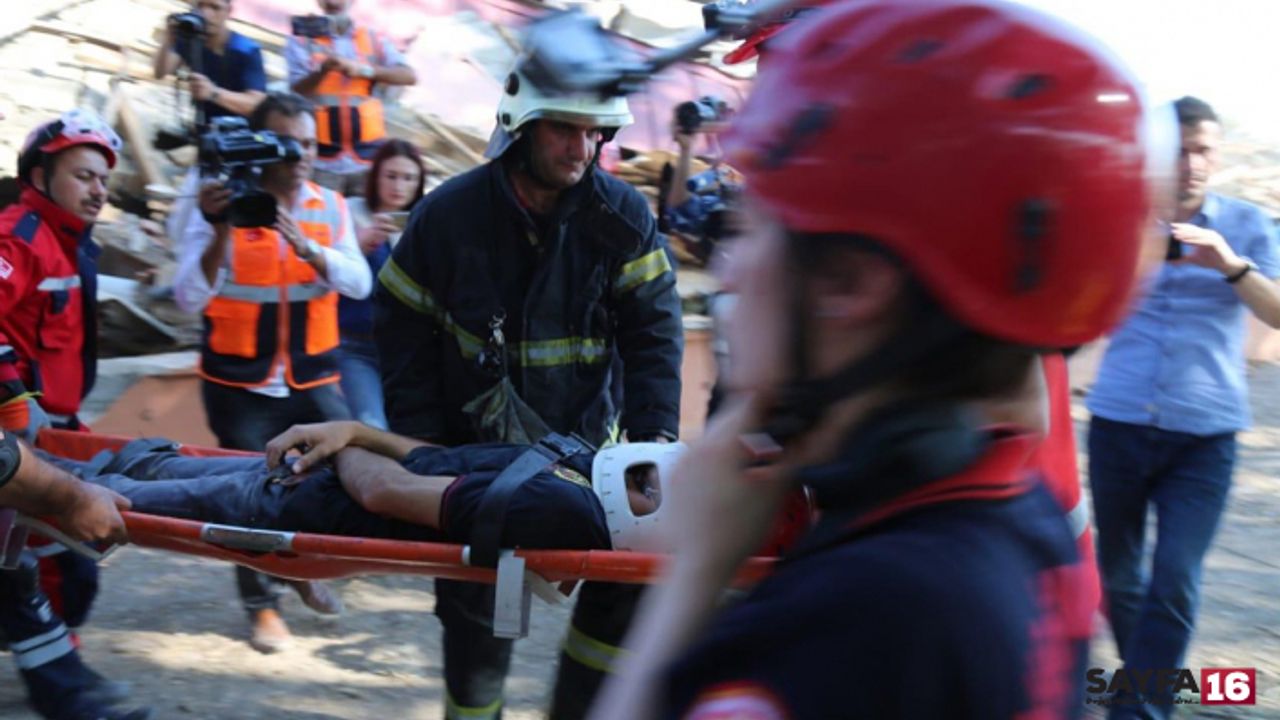 Maraş'ta 2019'da 7,5 şiddetindeki depremin tatbikatı yapılmış