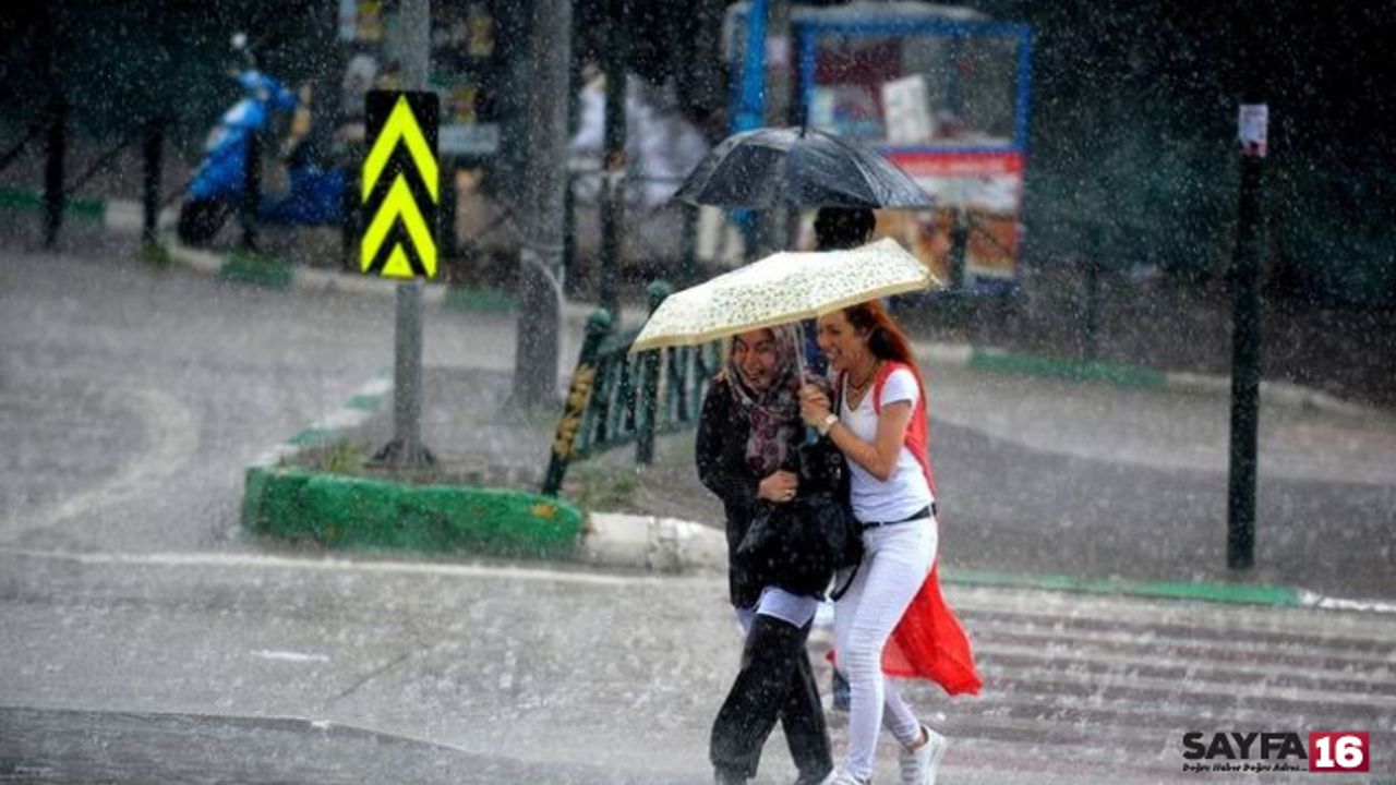 Meteoroloji saat vererek uyardı! 7 bölgede sağanak!