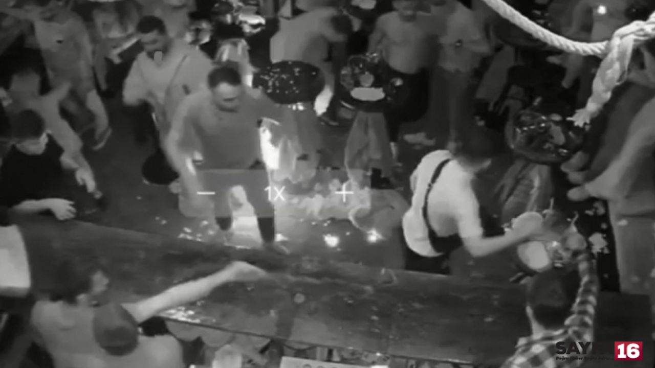 Taksim’de gece kulübünde dehşet anları: Alev alev yandılar
