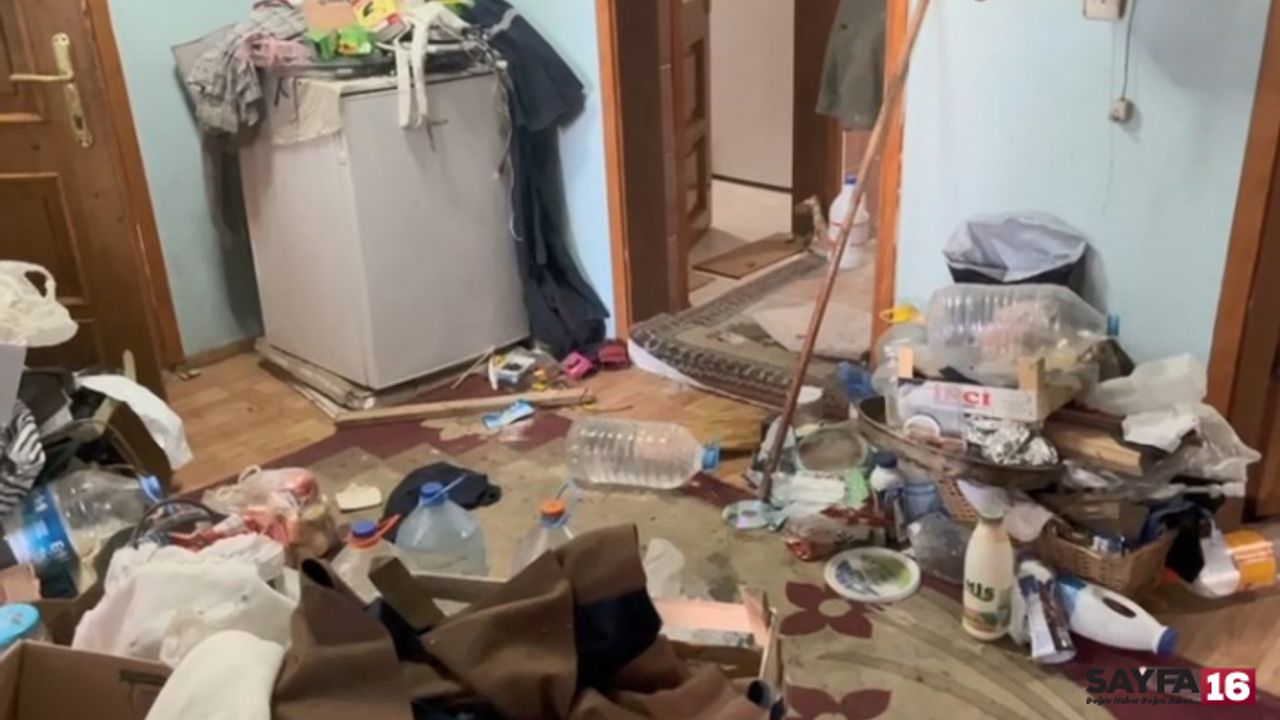 Yine Bursa, yine çöp ev...