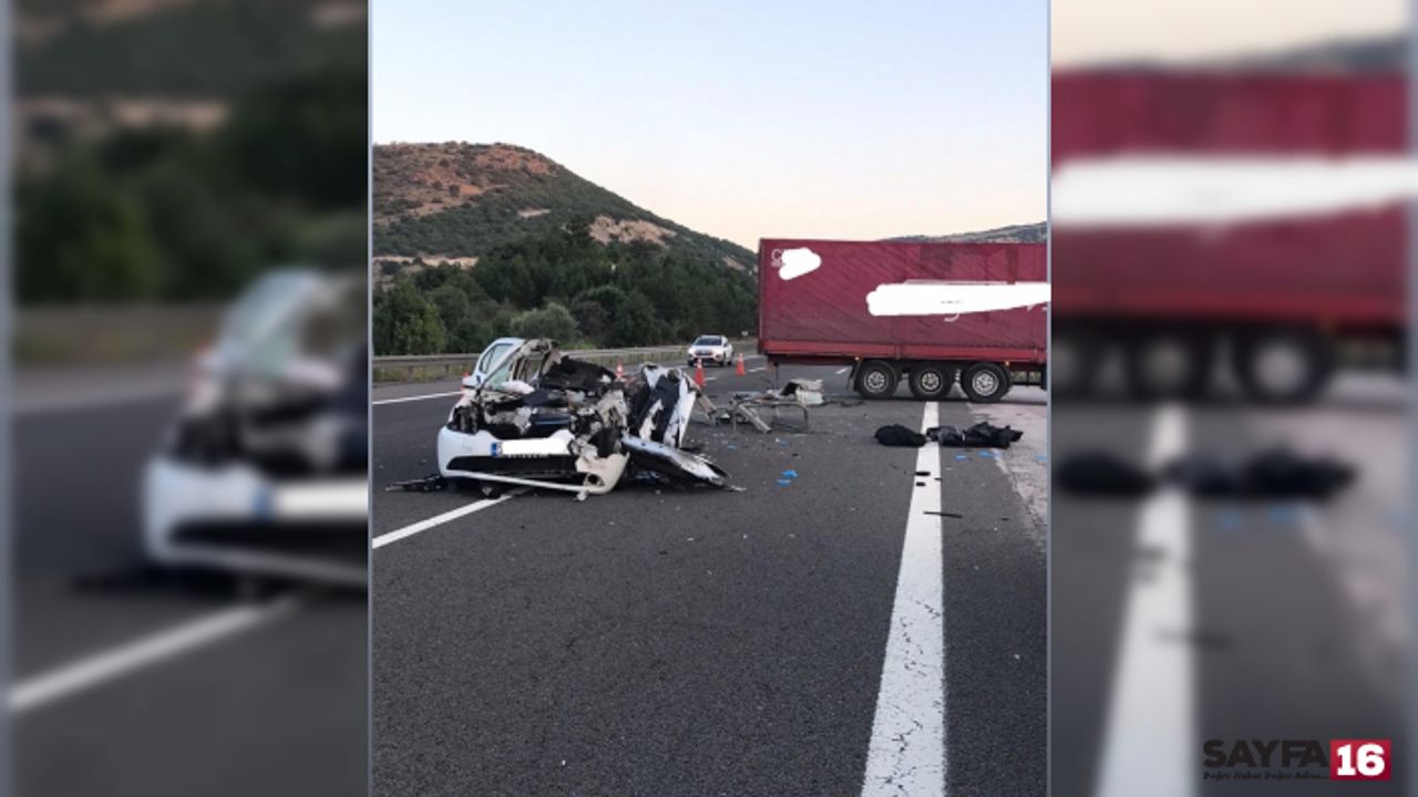 Ankara-İstanbul otobanında feci kaza: ölü ve yaralılar var!