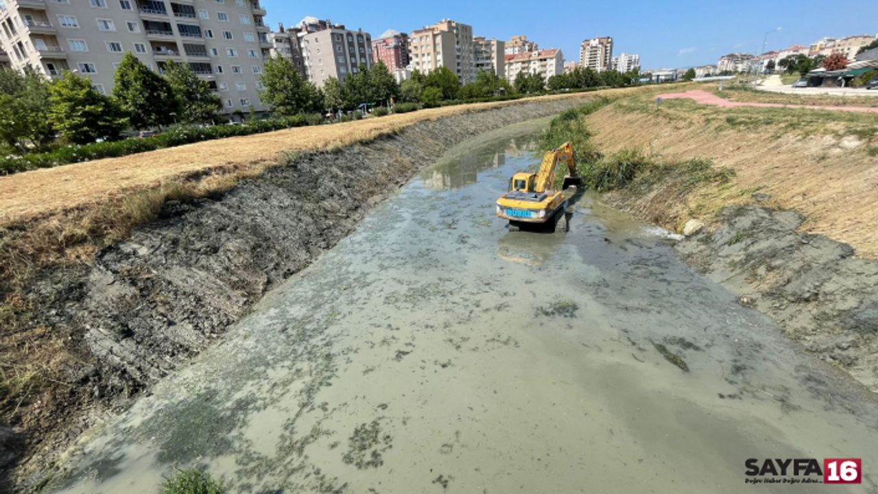 Nilüfer'deki Ayvalı Dere, temizleniyor