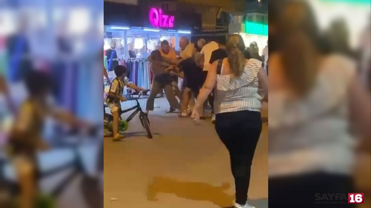 Bursa'da sokak ortasında kadınlar birbirine girdi