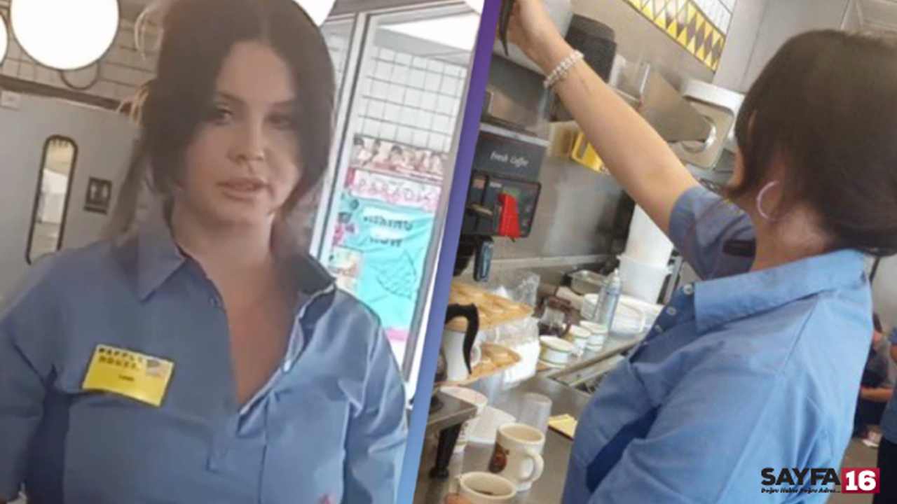 Dünyaca ünlü şarkıcı restoranda çalışırken görüntülendi!