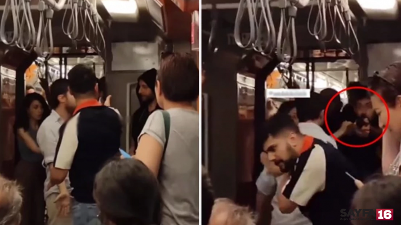 İstanbul metrosunda korku dolu anlar: Tartıştığı kişiye silah çekti!