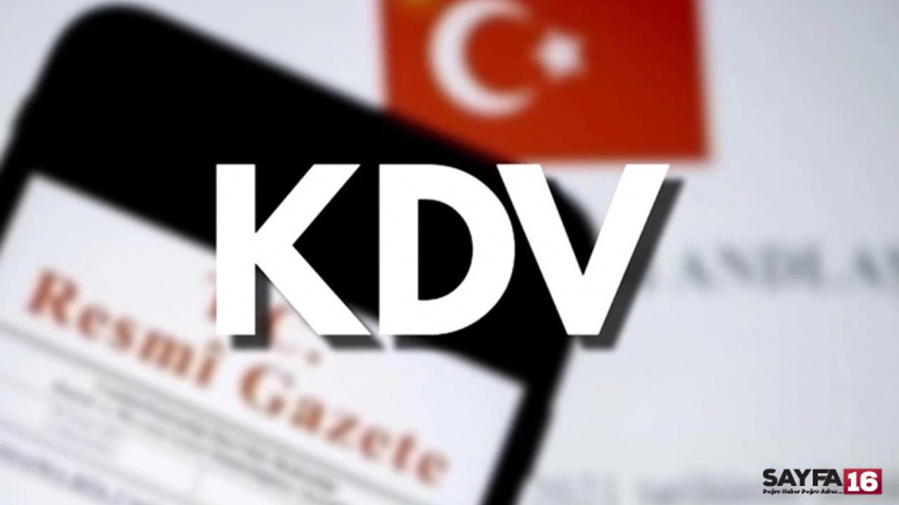 KDV oranı yüzde 18'den yüzde 20'ye çıkarıldı