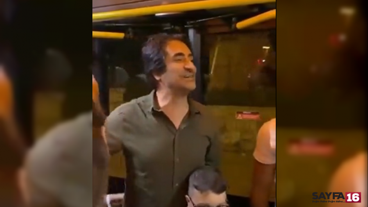 Taksi bulamayan Mahsun Kırmızıgül'den dolmuşta mini konser
