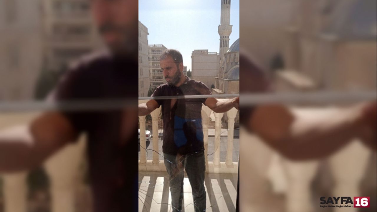 Mardin'de sıcaklığa dayanamayan camın balkonu çatladı
