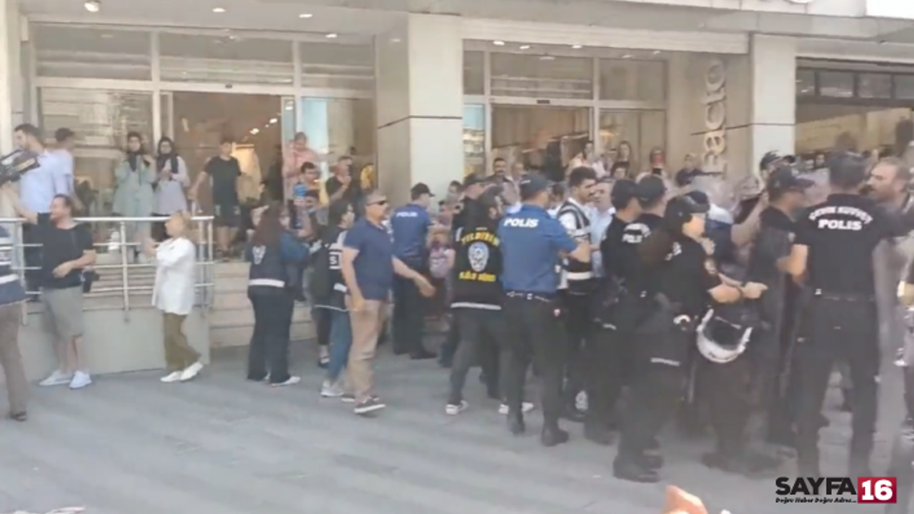 Son Dakika!! Fomara'da İYİ Partililer ile polis arasında gerginlik!