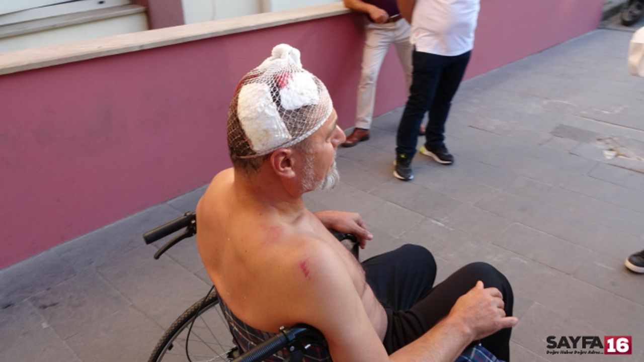Sopalarla iş yerini basıp terziyi öldüresiye dövdüler