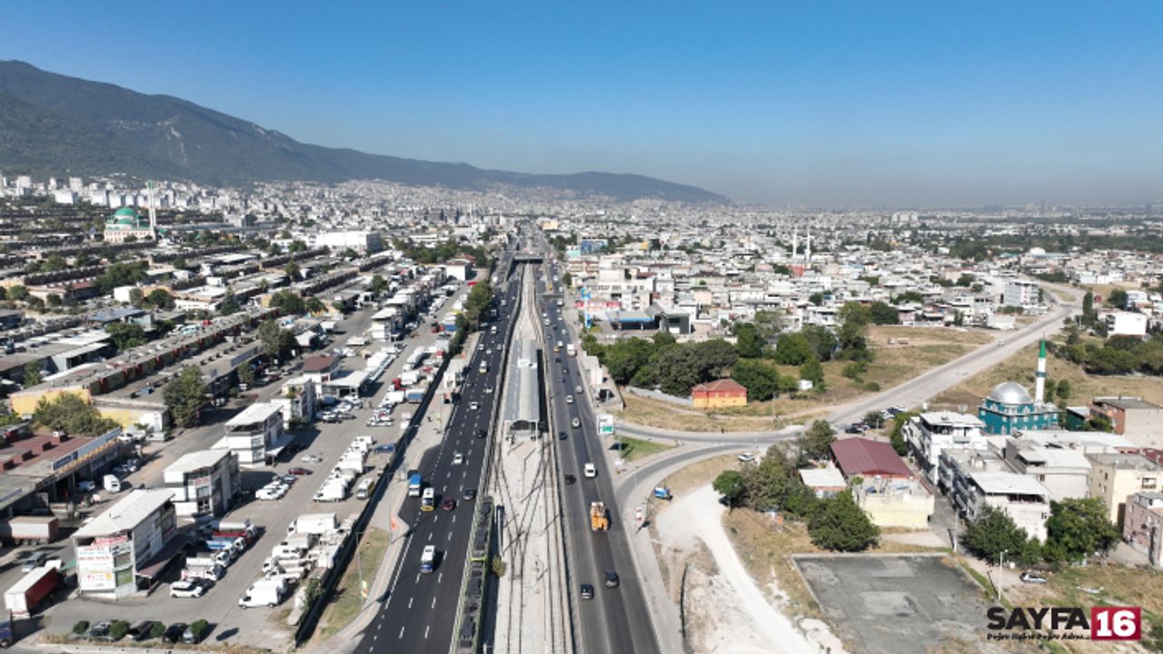 Bursa Ankara yolu etap etap yenileniyor