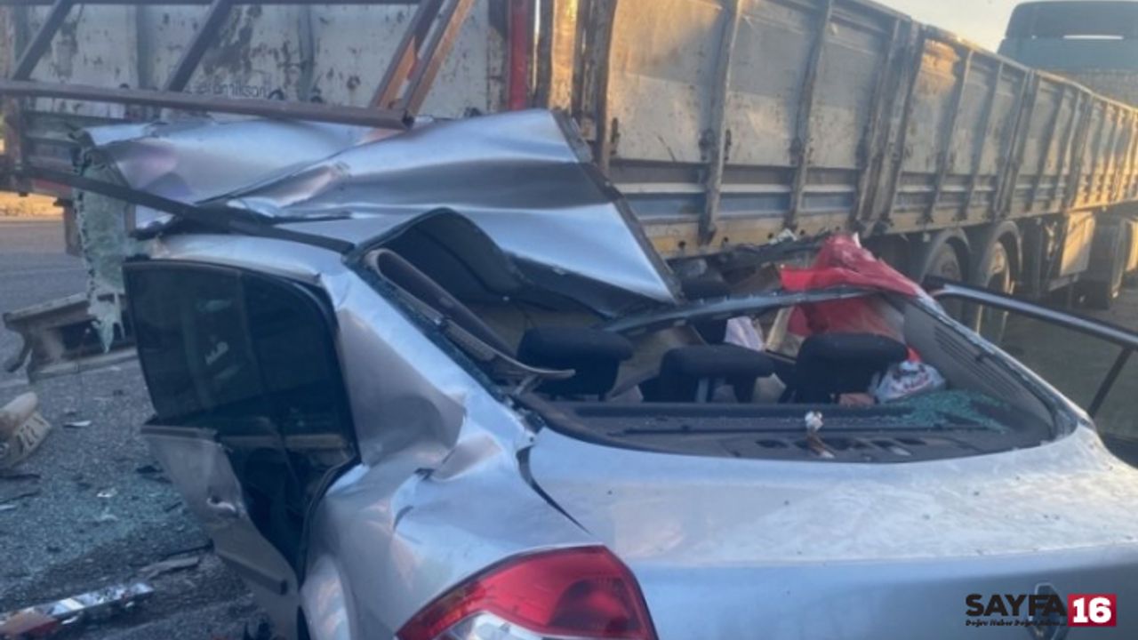 Bursa'da korkunç kaza! 4 ölü, 2 yaralı