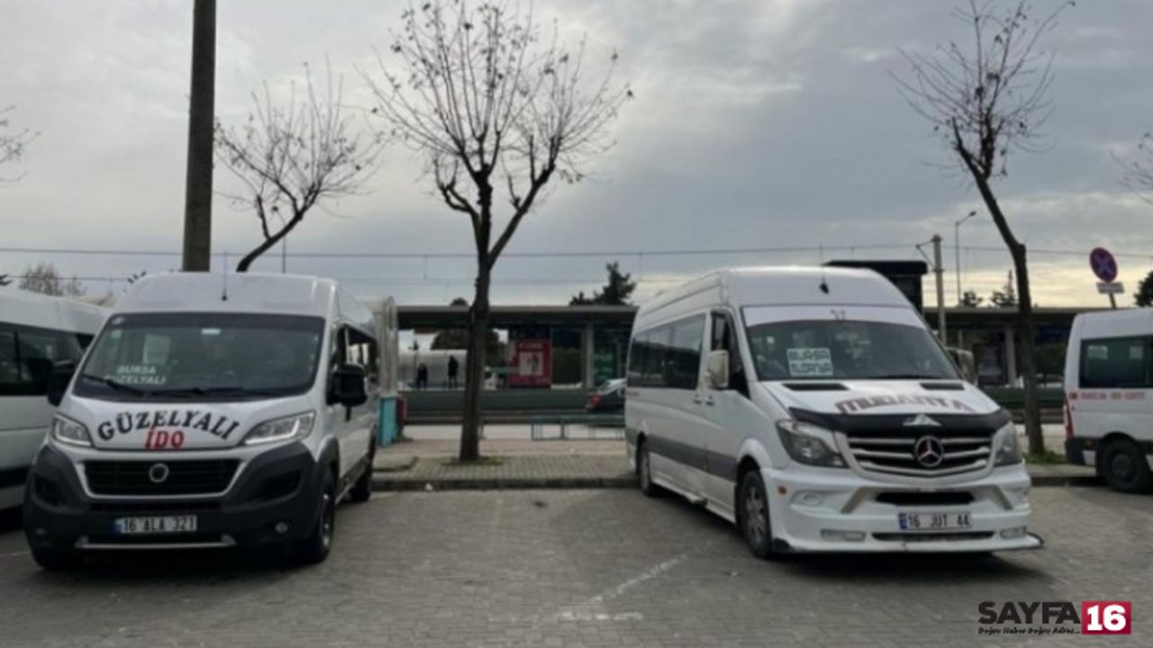 Bursa'da minibüslerin fiyat tarifesi zamlandı