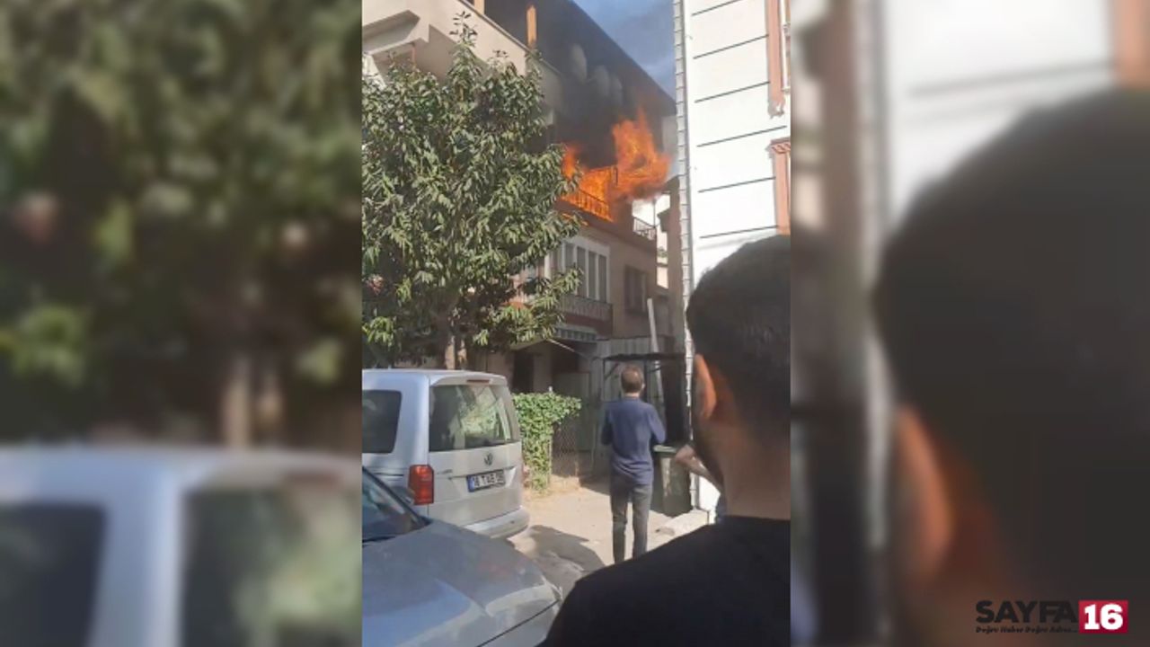 Bursa'da yangın paniği! Alev alev yandı...