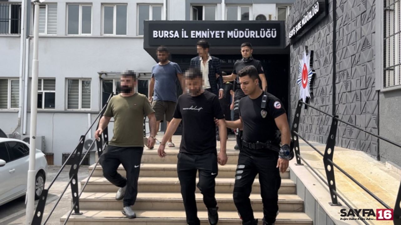 Bursa Emniyeti'nden 20 adrese operasyon