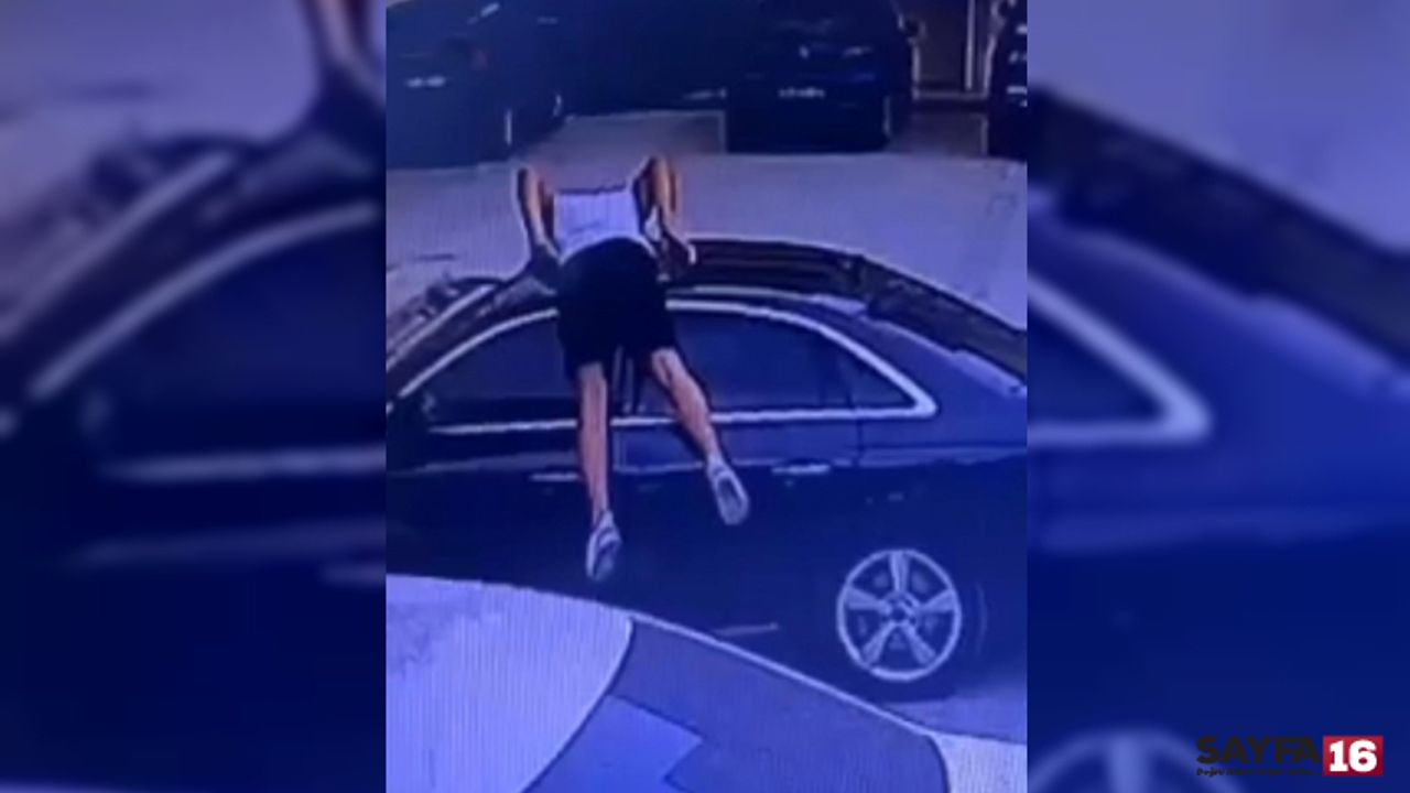 Hırsız oto faresi cam tavandan böyle girdi