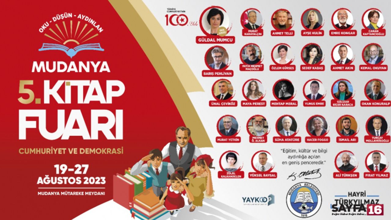 Mudanya 5. kitap fuarı başlıyor!